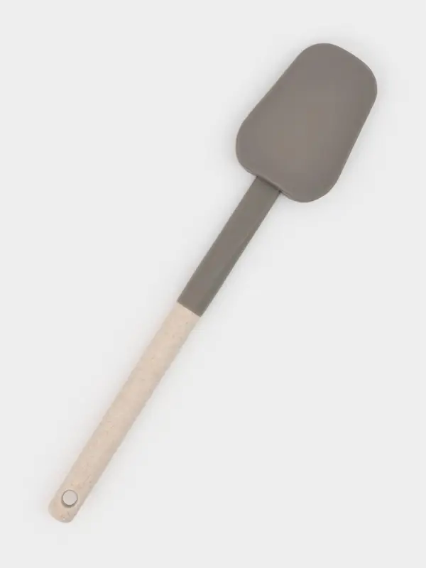 Лопатка Доляна &laquo;Стоун&raquo;, силикон, 30&times;6.5 см, серая
