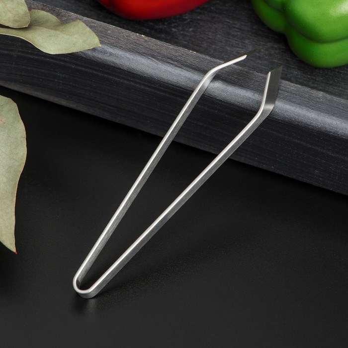 Щипцы - пинцет Доляна «Металлик», для удаления костей, 12 см, нержавеющая сталь, цвет серебристый Щипцы - пинцет Доляна «Металлик», для удаления костей, 12 см, нержавеющая сталь, цвет серебристый