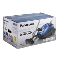 Пылесос PANASONIC MC-CG713, мешок, 2000 Вт, белый