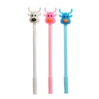 Ручка-прикол Calligrata &laquo;Олень&raquo;, чёрный стержень, гелевая, подарочная, МИКС