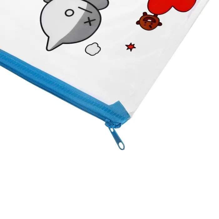 Папка на молнии А5 "Милашки", МИКС