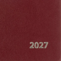 Ежедневник датированный 2027 Выбор есть, А5, 160л, бумвинил бордо