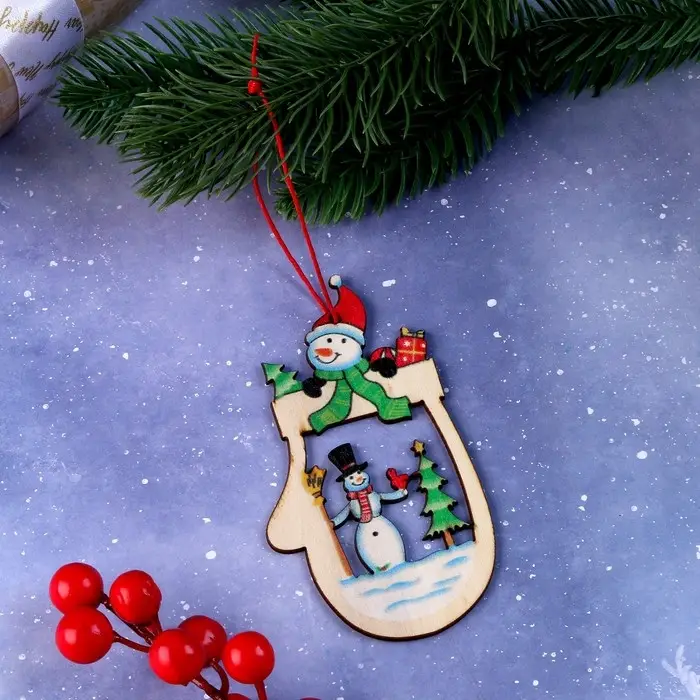 Елочная игрушка «Новогодние подарочки», МИКС Елочная игрушка «Новогодние подарочки», МИКС