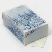 Подарочная коробка - конфета новогодняя складная «Декабрь», 14×22×8 см