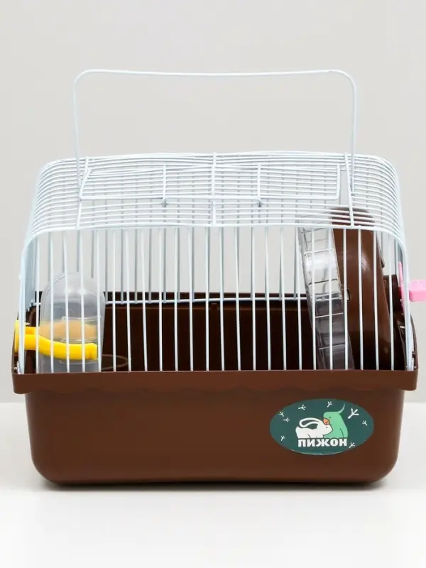 Клетка для грызунов &laquo;Пижон&raquo;, 23&times;17&times;17 см, коричневая