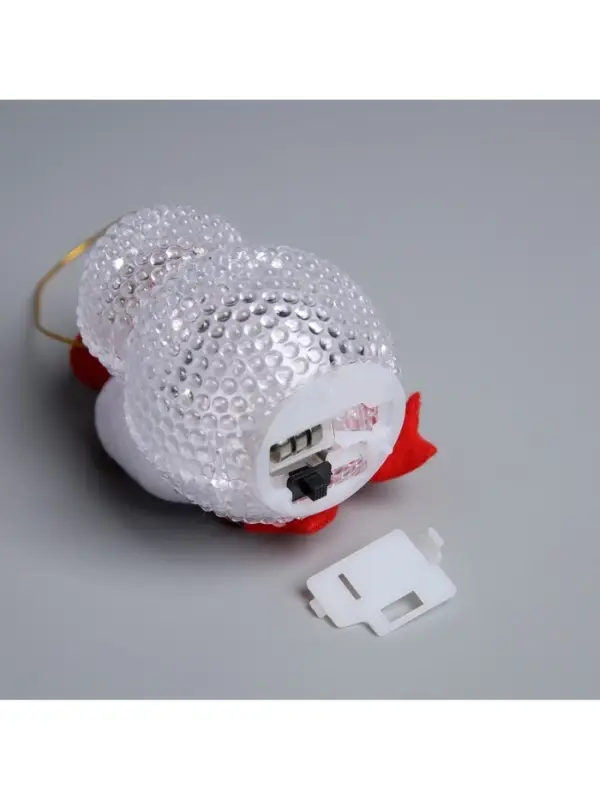 Ёлочная игрушка &laquo;Снеговик&raquo;, 10 см, от батареек, свечение мульти (RGB)