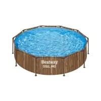 Бассейн каркасный Steel Pro, 305&times;76 см, круглый, рейка, 561VP Bestway