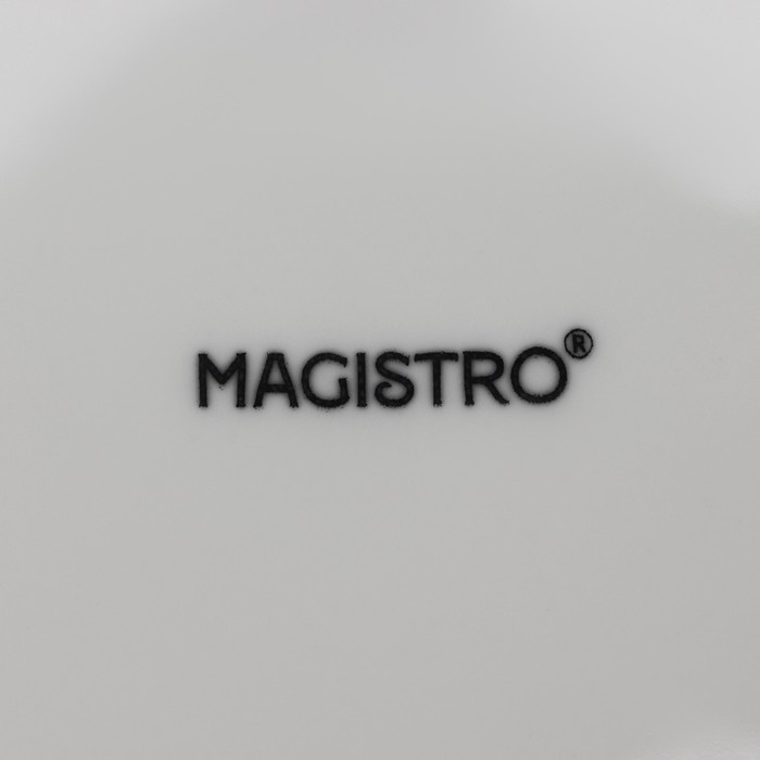 Набор тарелок фарфоровых десертных Magistro Basic bistro, 6 предметов: d=16,5 см, цвет белый Набор тарелок фарфоровых десертных Magistro Basic bistro, 6 предметов: d=16,5 см, цвет белый