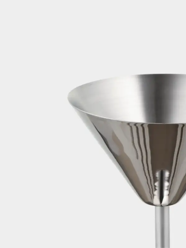 Бокал для мартини &laquo;Серебро&raquo;, 11&times;11&times;17.5 см, нержавеющая сталь