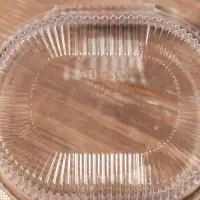 Контейнер одноразовый с неразъёмной крышкой, пластик, 1 л, 17.5×14.9×7.9 см, прозрачный