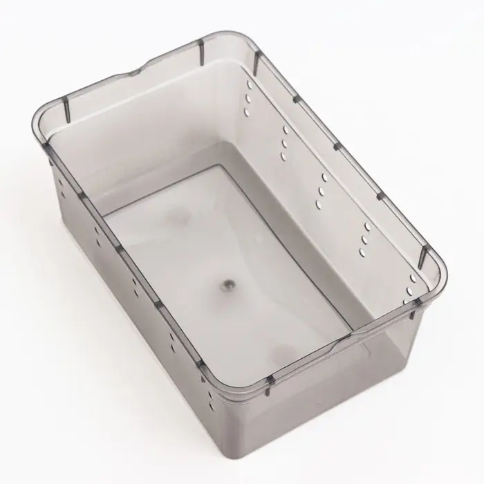 Переноска - отсадник для рептилий, 19 х 12,5 х 7,5 см, черная Переноска - отсадник для рептилий, 19 х 12,5 х 7,5 см, черная