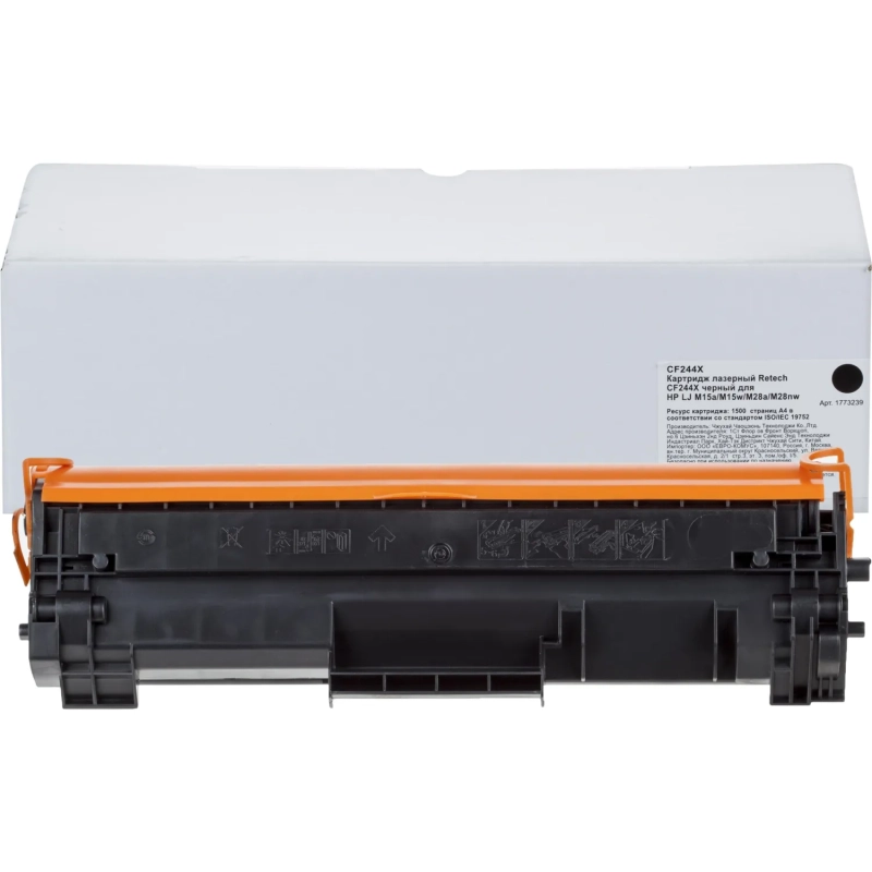 Картридж лазерный 44A Retech CF244X чер. для HP LJ M15a/M15w/M28a/M28nw