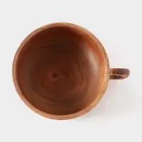 Миска с ручкой, 14&times;17&times;7 см, тиковое дерево