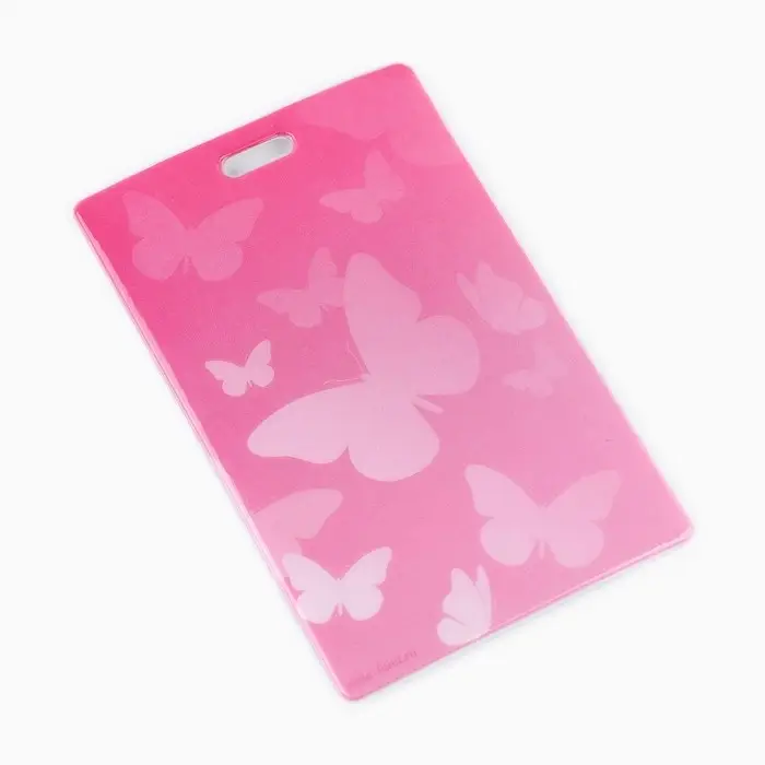 Чехол для бейджа «Бабочки», 6,5 х 10,5 см