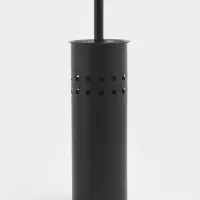 Ёрш для унитаза, нержавеющая сталь, чёрный