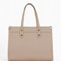 Сумка женская тоут TEXTURA на молнии, с кошельком, 30&times;10&times;24 см, бежевый