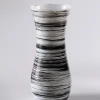 Ваза &laquo;Прованс&raquo;, h=26 см, стекло, чёрная