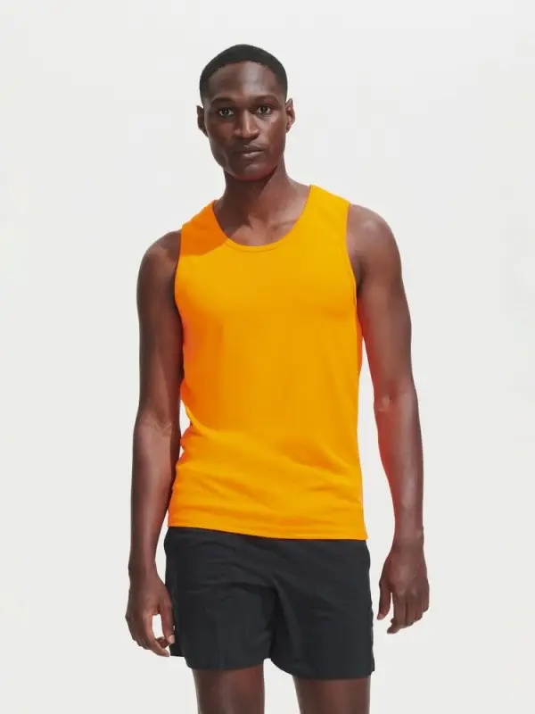 Майка мужская Sporty TT Men оранжевый неон, размер S Майка мужская Sporty TT Men оранжевый неон, размер S