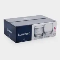 Стаканы низкие Luminarc French Brasserie, 310 мл, набор 6 шт., стекло, прозрачные