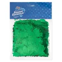 Конфетти «Звезда», зелёные, металлик, 1.5 см, 50 г