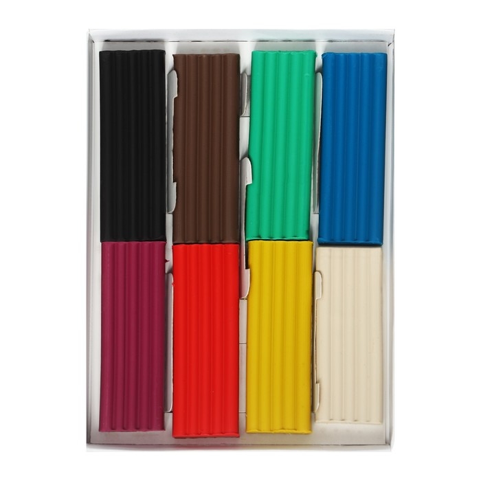 Пластилин Calligrata, 8 цветов, 160 г Пластилин Calligrata, 8 цветов, 160 г