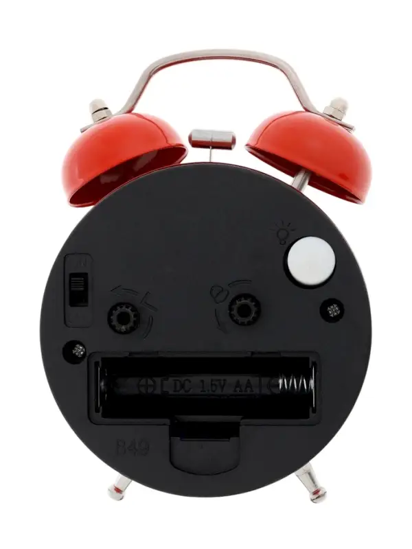 Часы - будильник настольные Часы - будильник настольные "Классика", дискретный ход, 12 х 8.5 см, АА, красные