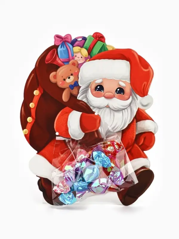 Пакет под сладости новогодний &laquo;Дедушка Мороз&raquo;