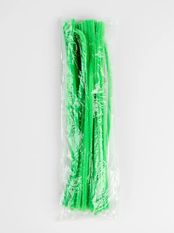 Синельная проволока, набор 50 шт., зелёная, 30 см