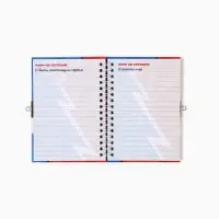 Записная книжка на замочке А6, 50 л. &laquo;Настоящий герой&raquo;