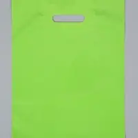 Пакет полиэтиленовый с вырубной ручкой, Салатовый 30-40 См, 70 мкм