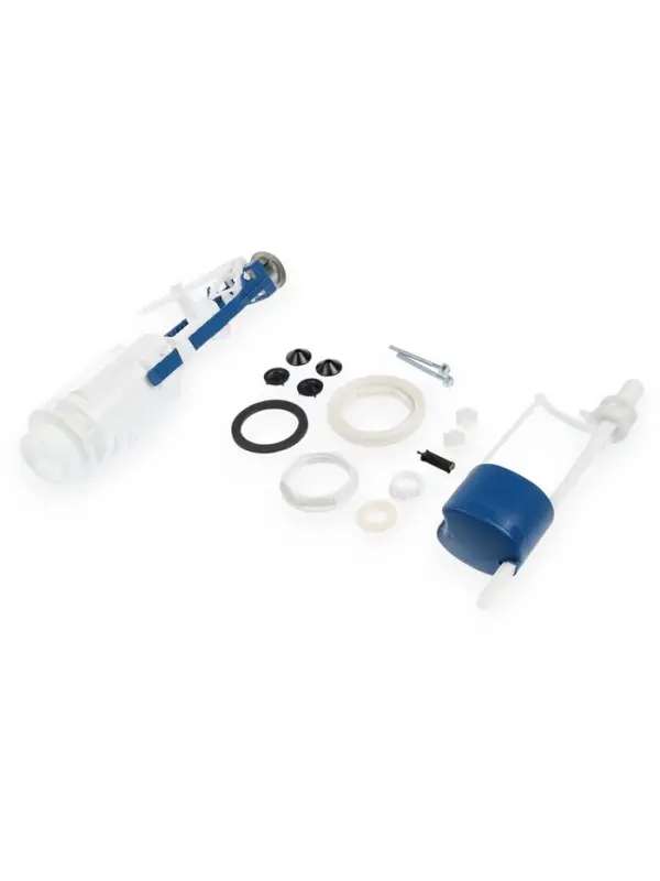 Арматура для смывных бачков "УКЛАД" - 2, с нижней подводкой 1/2", двухкнопочная, хром