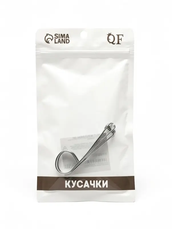 Кусачки книпсер маникюрные, в форме ножниц, 7.5 см