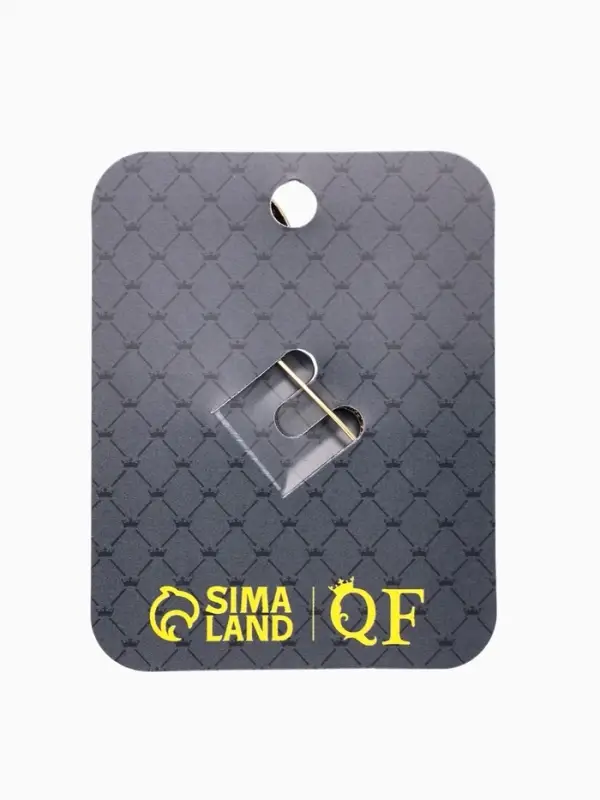 Брошь "Бабочка" матовая, в жилки, цвет чёрный в золоте