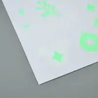 Виниловые наклейки &laquo;Новый год&raquo;, со светящимся слоем, 35 &times; 50 см, 2 листа