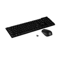 Комплект клавиатура и мышь Smartbuy ONE 400AG, беспроводной, USB, от батареек AA/ААА, чёрный