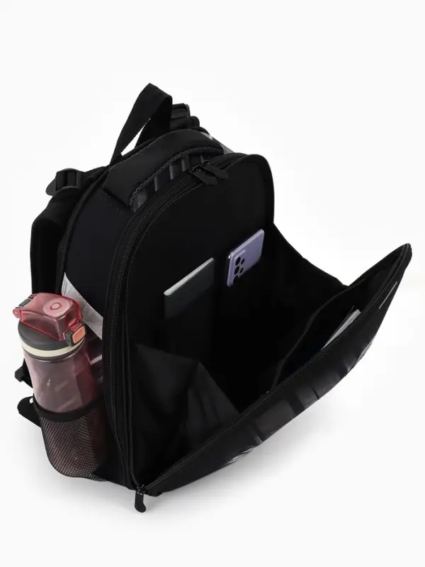 Рюкзак школьный для девочки &laquo;Скорость&raquo;, Stavia, эргономичная спинка, 30&times;16&times;38 см, чёрный