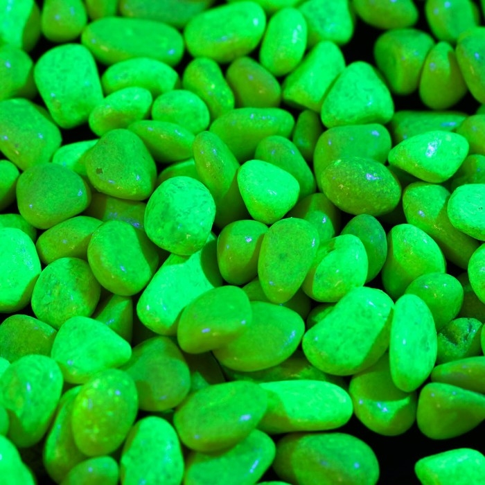 Галька декоративная, флуоресцентная, лимонная, фр. 5-10 мм, 350 г Галька декоративная, флуоресцентная, лимонная, фр. 5-10 мм, 350 г