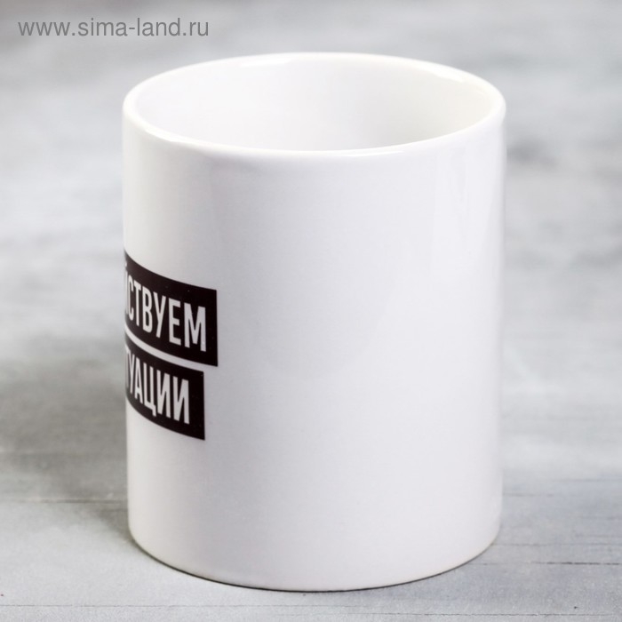 Кружка «Бездействуем по ситуации», 300 мл Кружка «Бездействуем по ситуации», 300 мл