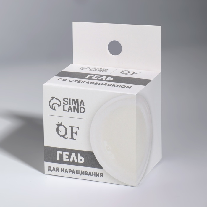 Fiber Gel для наращивания ногтей, со стекловолокном,15 мл, LED/UV, белый (1) Fiber Gel для наращивания ногтей, со стекловолокном,15 мл, LED/UV, белый (1)