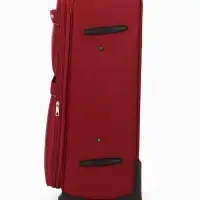 Чемодан на колёсах TEXTURA, кодовый замок, с увеличением, 47&times;30&times;78 см, 28", красный