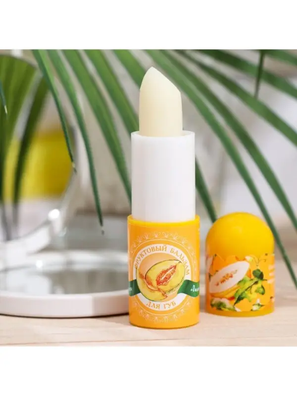 Фруктовый бальзам для губ, дыня, 3.8 г