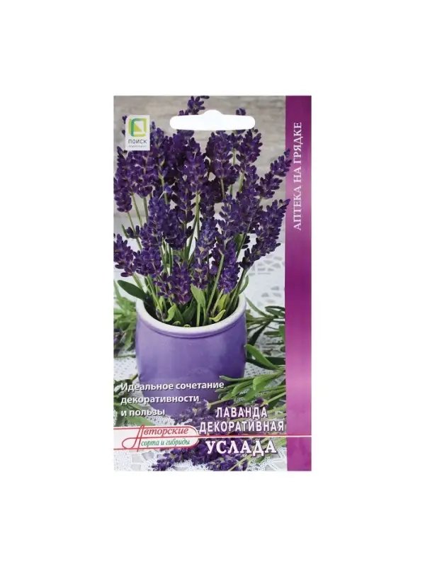 Набор семян Лаванда декоративная Набор семян Лаванда декоративная "Услада", 5 шт.