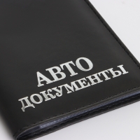 Обложка для автодокументов, цвет чёрный