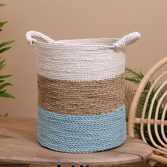 Корзина плетёная 32х32х47 см Корзина плетёная 32х32х47 см