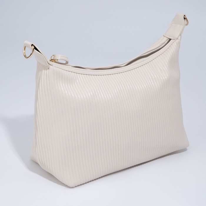 Сумка на молнии, цвет бежевый Сумка на молнии, цвет бежевый