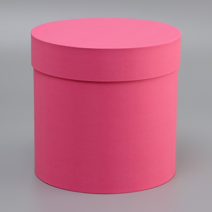 Шляпная коробка розовая, 18 х 18 см Шляпная коробка розовая, 18 х 18 см