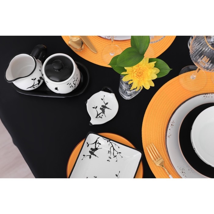 Набор сервировочный Доляна «Весенний вечер», 2 предмета: молочник 270 мл, сахарница 310 мл Набор сервировочный Доляна «Весенний вечер», 2 предмета: молочник 270 мл, сахарница 310 мл