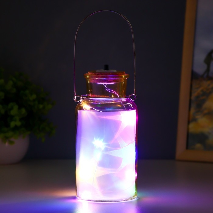 Ночник Ночник "Анде" LED от батареек желтый 8х8х16,5 см RISALUX