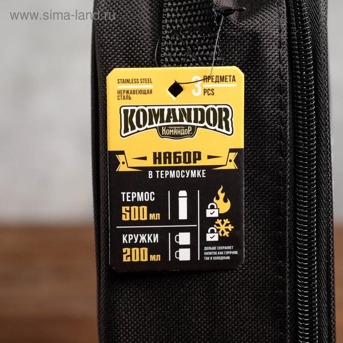 Набор посуды для пикника «Защитник», термос 500 мл, кружка 180 мл, 2 шт Набор посуды для пикника «Защитник», термос 500 мл, кружка 180 мл, 2 шт