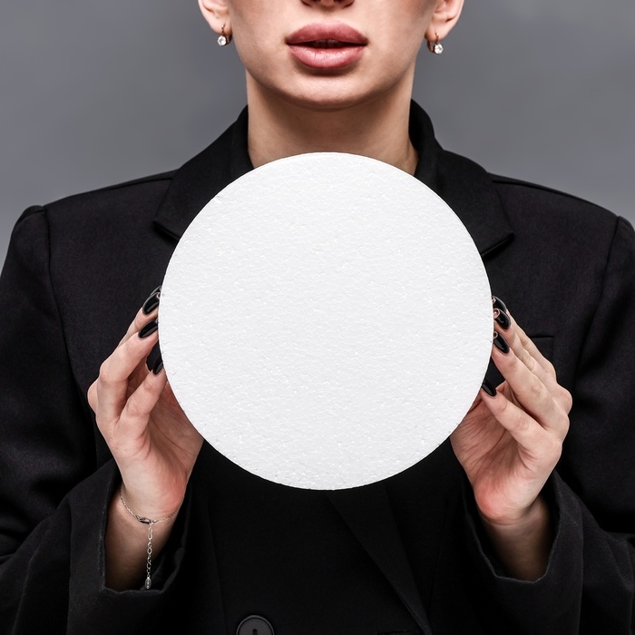 Флористическая основа из пенопласта Флористическая основа из пенопласта "Диск", 20 х 5 см